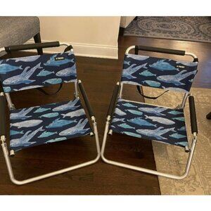 Beach Chairs 2 Pack | Water Resistant with Shoulder Strap and Slip Pocket